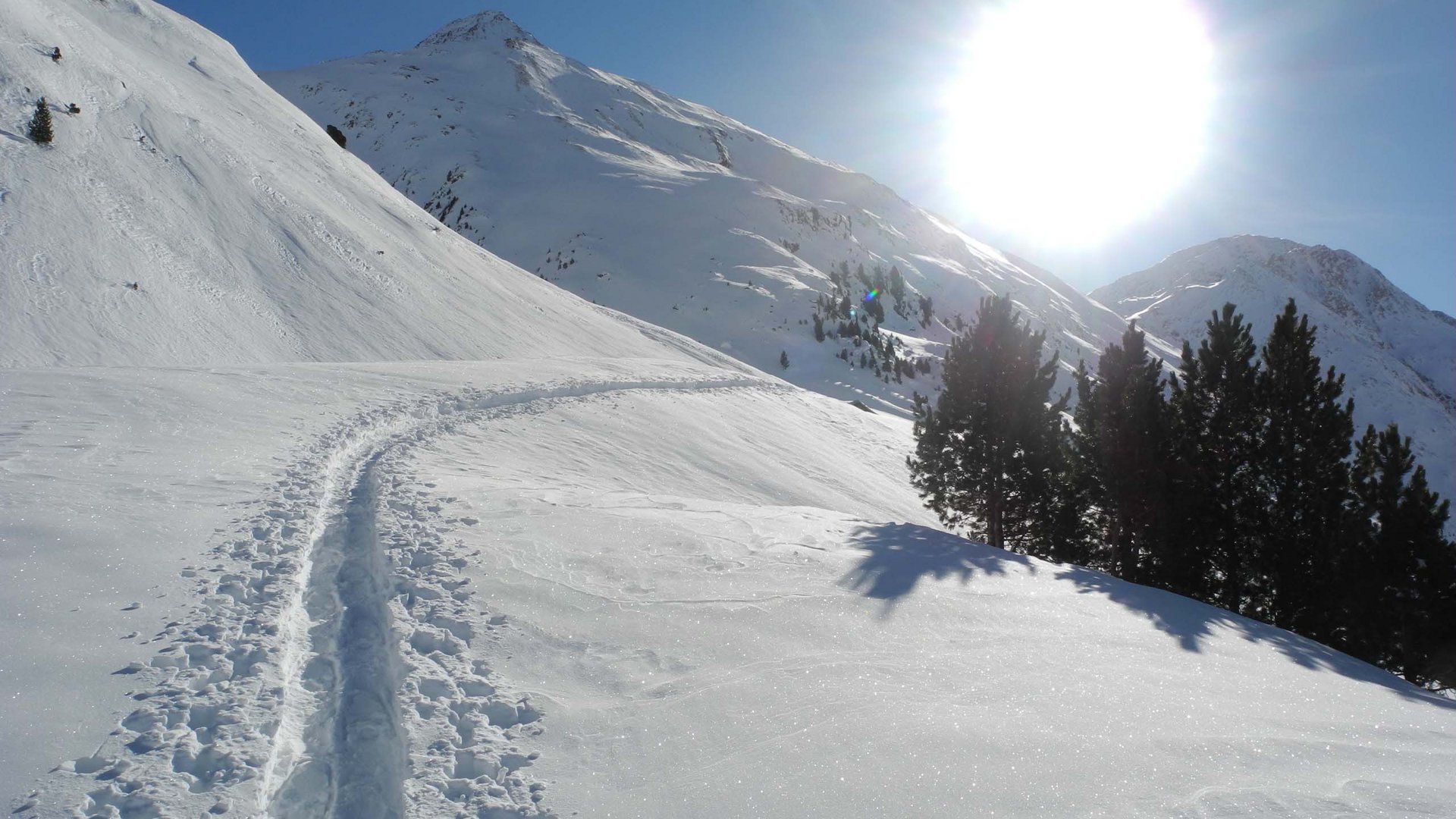 Von Ihrem Hotel zum Schneeschuh- und Winterwandern in Vent